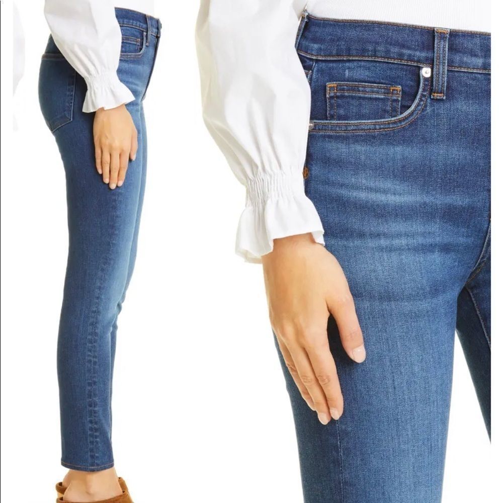 Veronica beard Emma skinny mid rise 26 dark ink nwot - Picture 2 of 8
